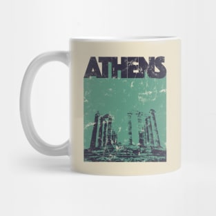Athens Vintage Design by Treaja Mug
